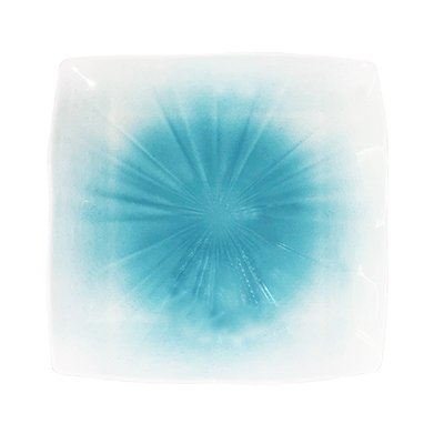 Blue Tide Square Plate