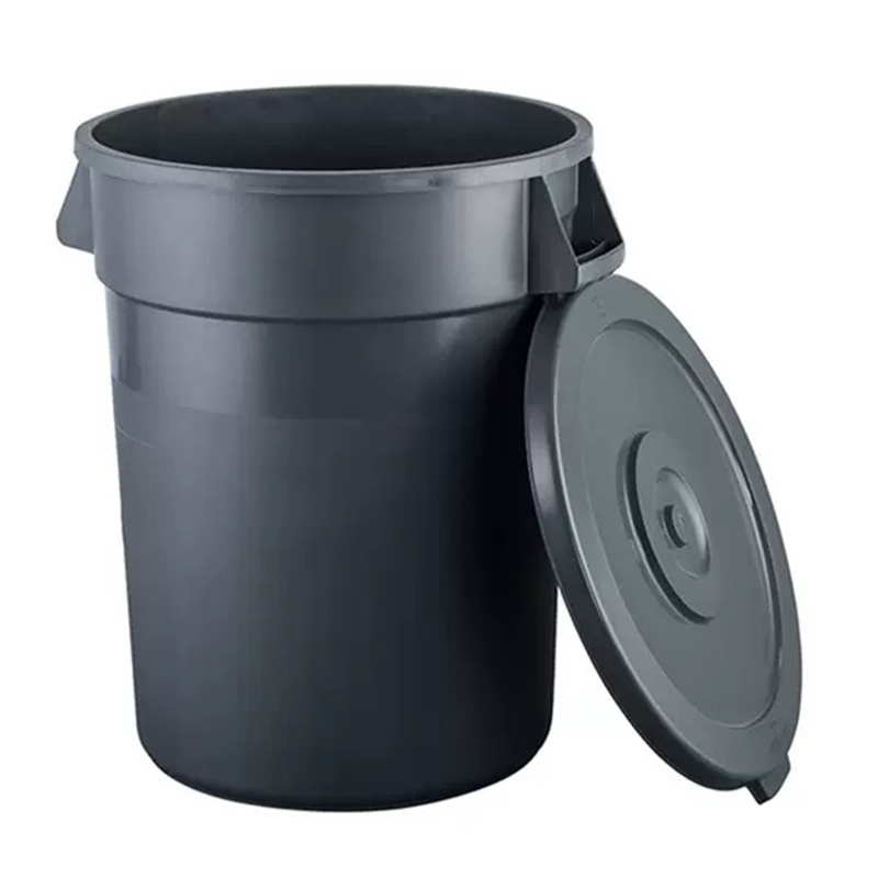 Cylinder Bin With Lid 80L-4