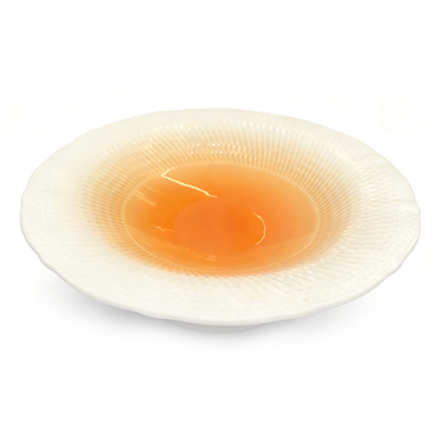 Orange Tide Elysian Wide Rim Plate