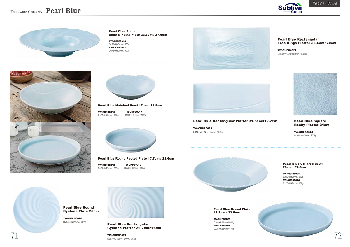 Subliva Tableware Brochure 2025-5