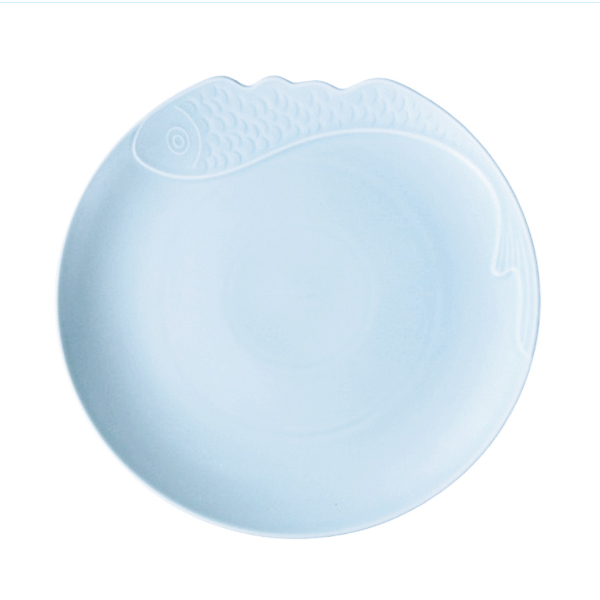 Pearl Blue Notched Plate