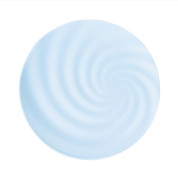 Pearl Blue Round Cyclone Plate 25cm