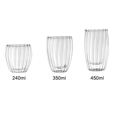 Ribbed Double Wall Glass4