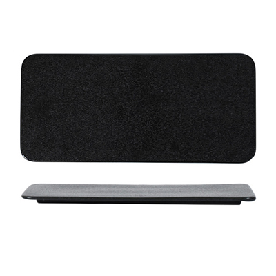 Sanding Black Rectangular Platter 26.5cm×12.2cm