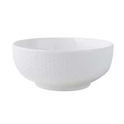 White Diamond Round Bowl 20.3cm