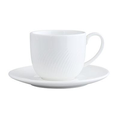 White Lizz Cup & Saucer
