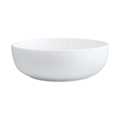 White Lizz Round Bowl