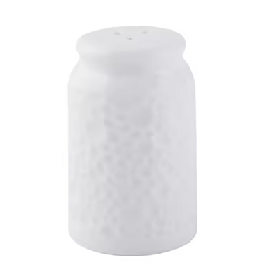 White Meteorite Salt & Pepper Pourer 7cm