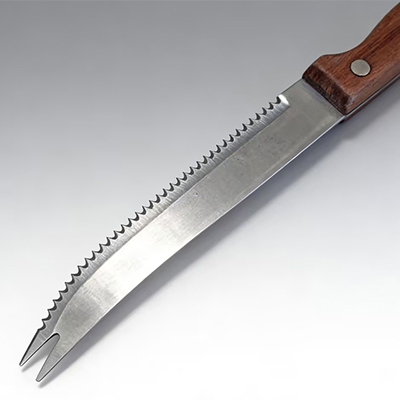 Bartender Knife With Wooden Handle 3