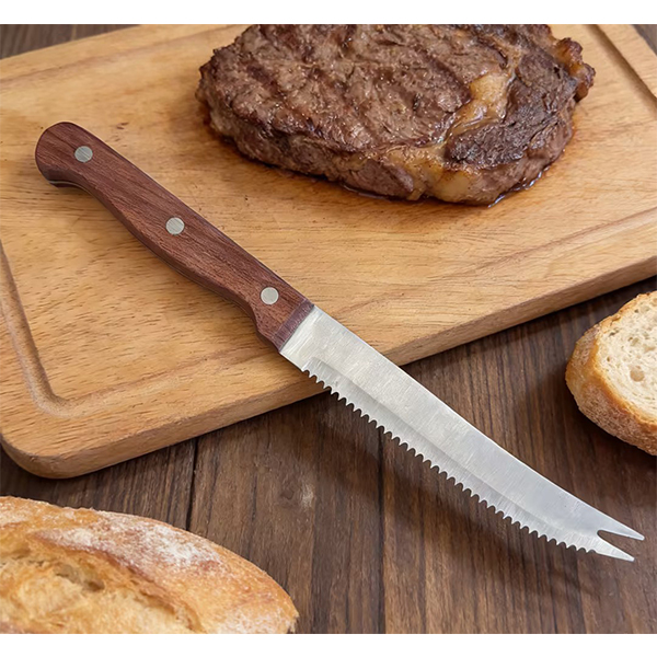 Bartender Knife With Wooden Handle 4