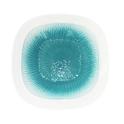Blue Tide Square Plate 24.3×24.3cm