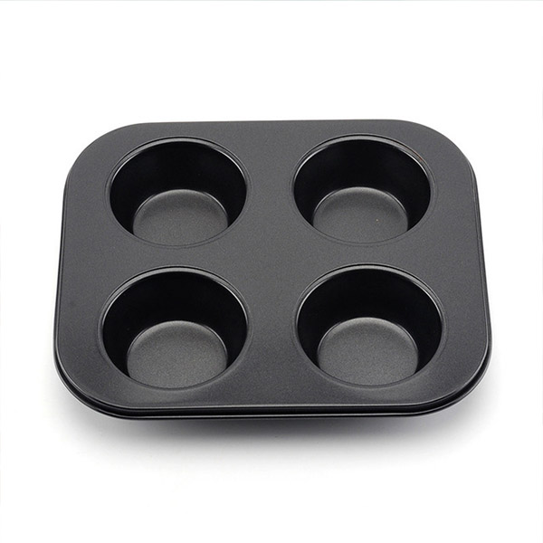 Carbon Steel Non-Stick Pudding Tray 4 Cup 2