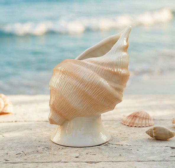 Ceramic Conch Tiki Mug 470ml 2