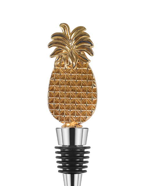 Copper Plated Pineapple Wine Stopper 2