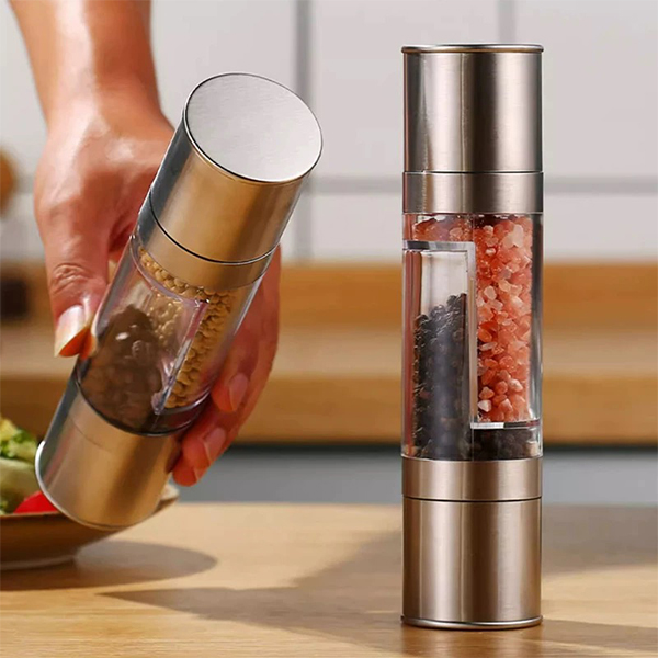 Cylinder Salt & Pepper Mill 20cm 2