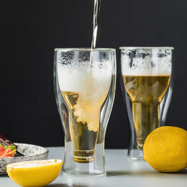 Double-Walled Beer Bottle Glass 350ml 4