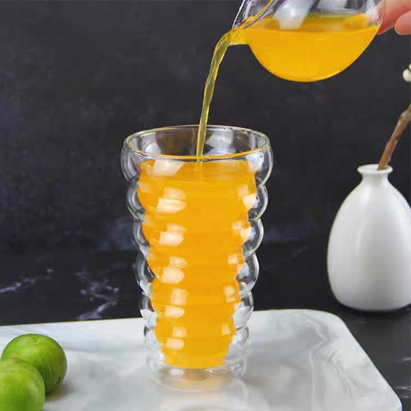 Double-Walled Ripple Glass 310ml 2