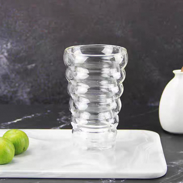 Double-Walled Ripple Glass 310ml 3
