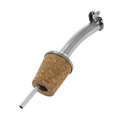 Flip Lid Stainless Steel Freeflow Pourer With Cork 3