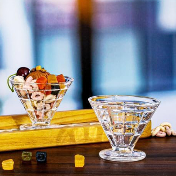 Grid Taper Ice Cream Cup 165ml 2