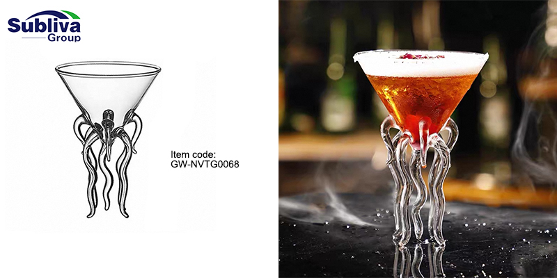 Jellyfish Martini Glass 220ml