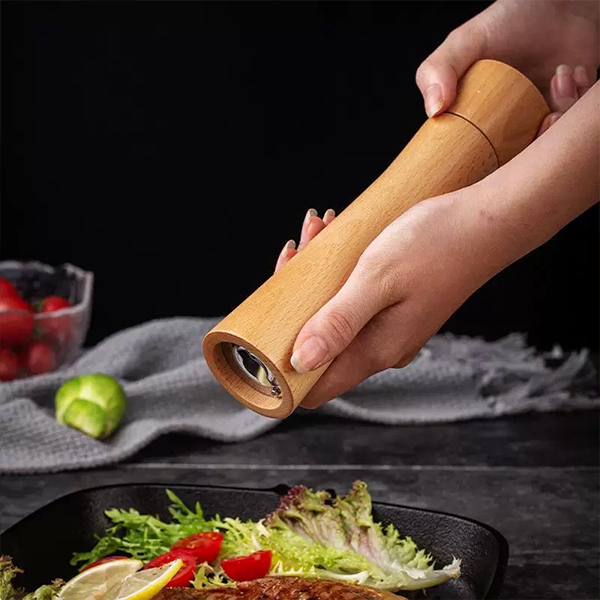 Natural Wood Colonna Salt & Pepper Mill 20.3cm 2