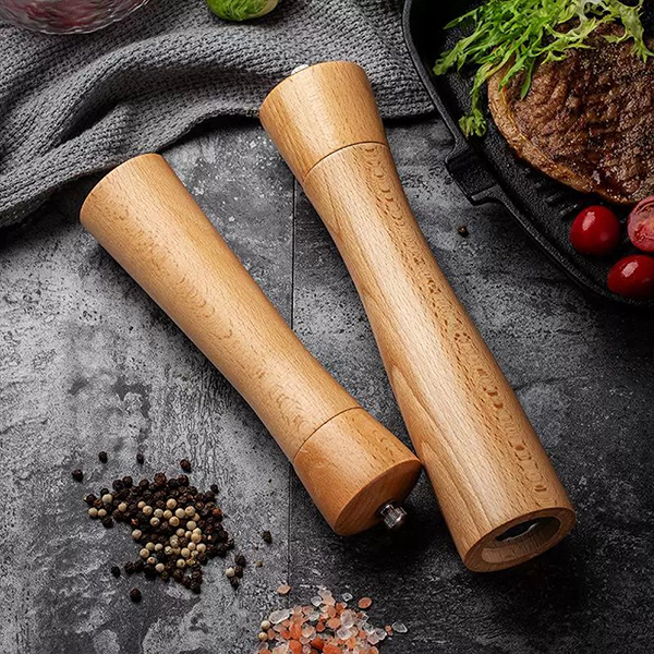 Natural Wood Colonna Salt & Pepper Mill 20.3cm 3