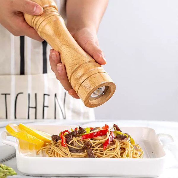 Natural Wood Roma Salt & Pepper Mill 20.3cm 3