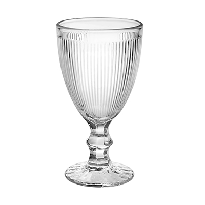 Ribbed Milkshake Glass 300ml