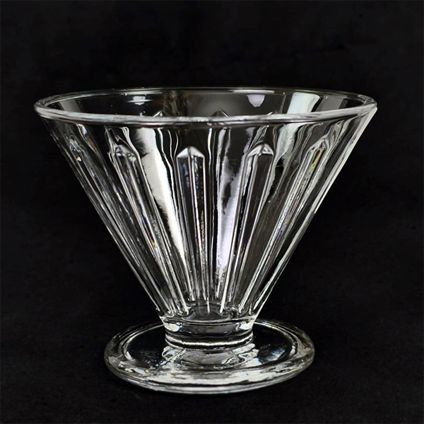 Ribbed Taper Ice Cream Cup 165ml 3