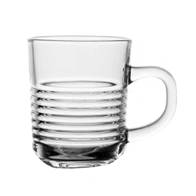 Ripple Glass Coffee Cup 240ml