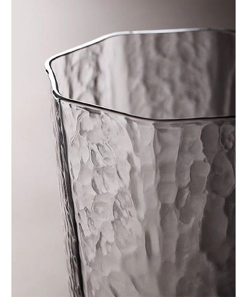 Rocky Texture Stemmed Water Glass 400ml 2