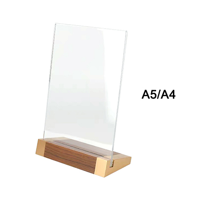 Slanted Menu Holder With Fiberboard Base A5 A4