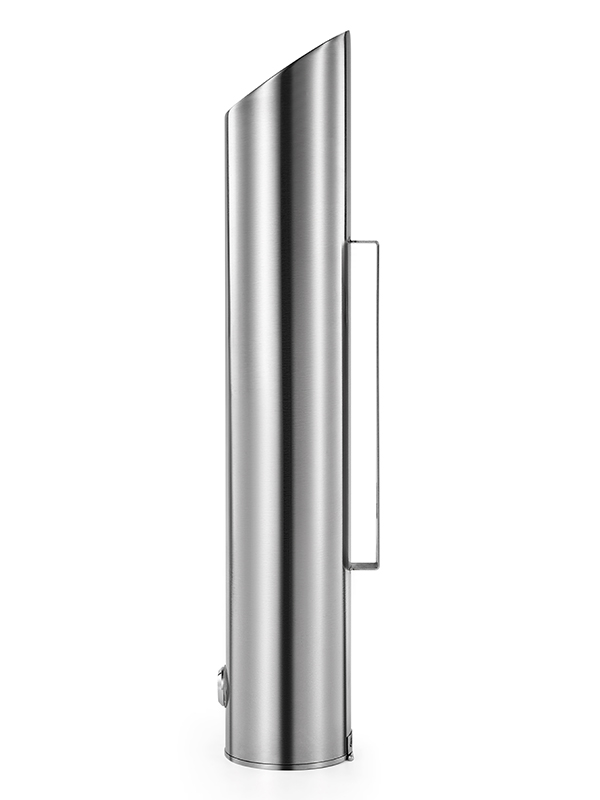 Stainless Steel Cylinder Wall Mounted Cigarette Bin (4)