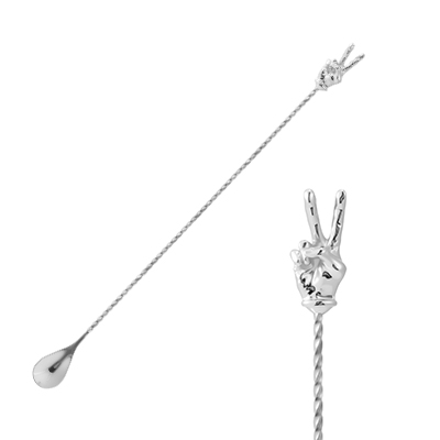 Stainless Steel Lucky Finger Bar Spoon 40cm