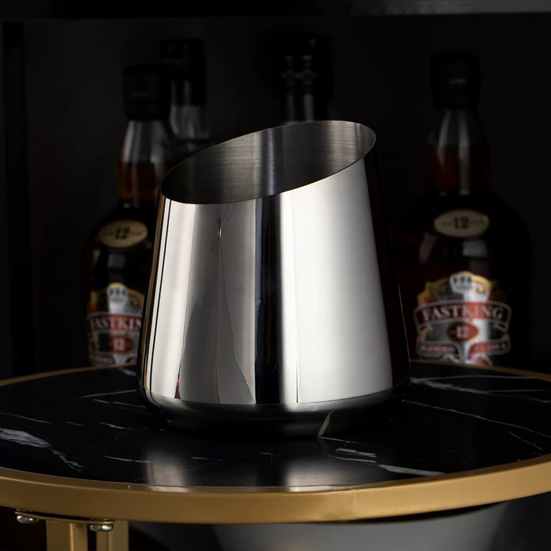 Stainless Steel Slanted Wine Cooler 1.5L-2