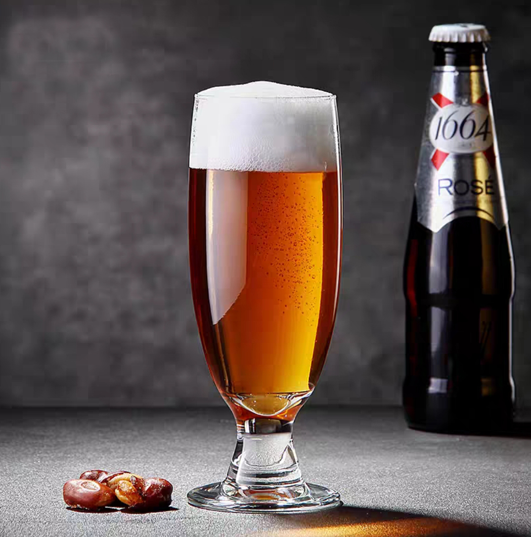 Teardrop Stemmed Beer Glass 350ml (2)