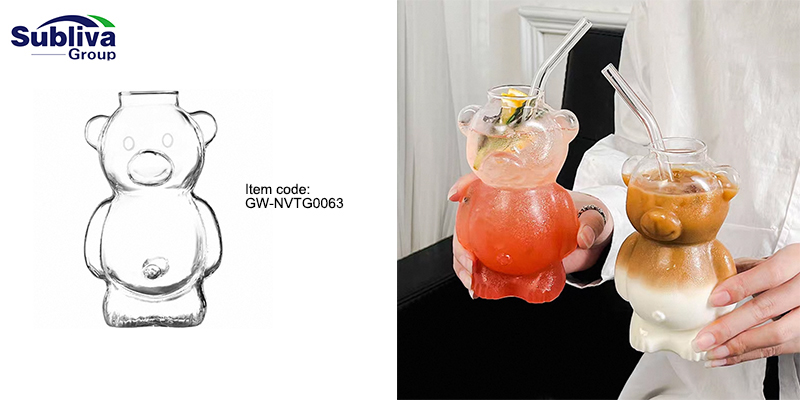 Teddy Bear Glass 320ml