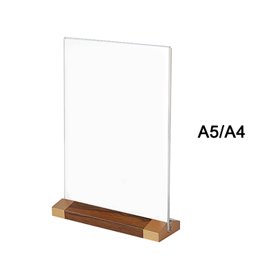 Vertical Menu Holder With Fiberboard Base A5 A4