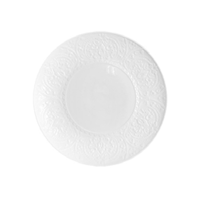 White Daphne Coupe Plate