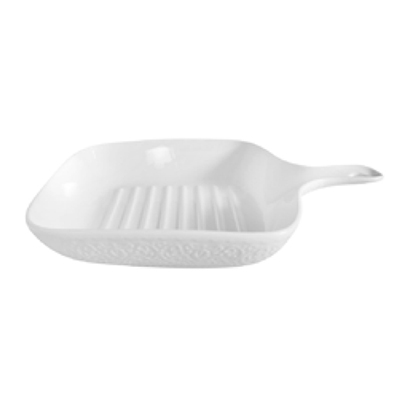 White Daphne Rectangular Baking Tray 22.8cm×16.4cm