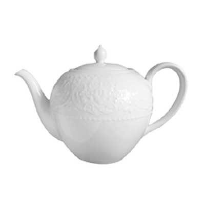 White Daphne Tea Pot 1000ml