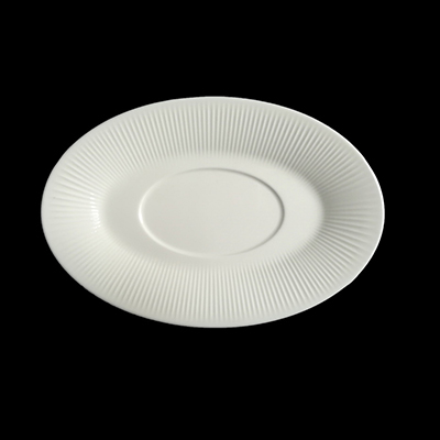 White Elara Saucer 18.8cm×12.8cm