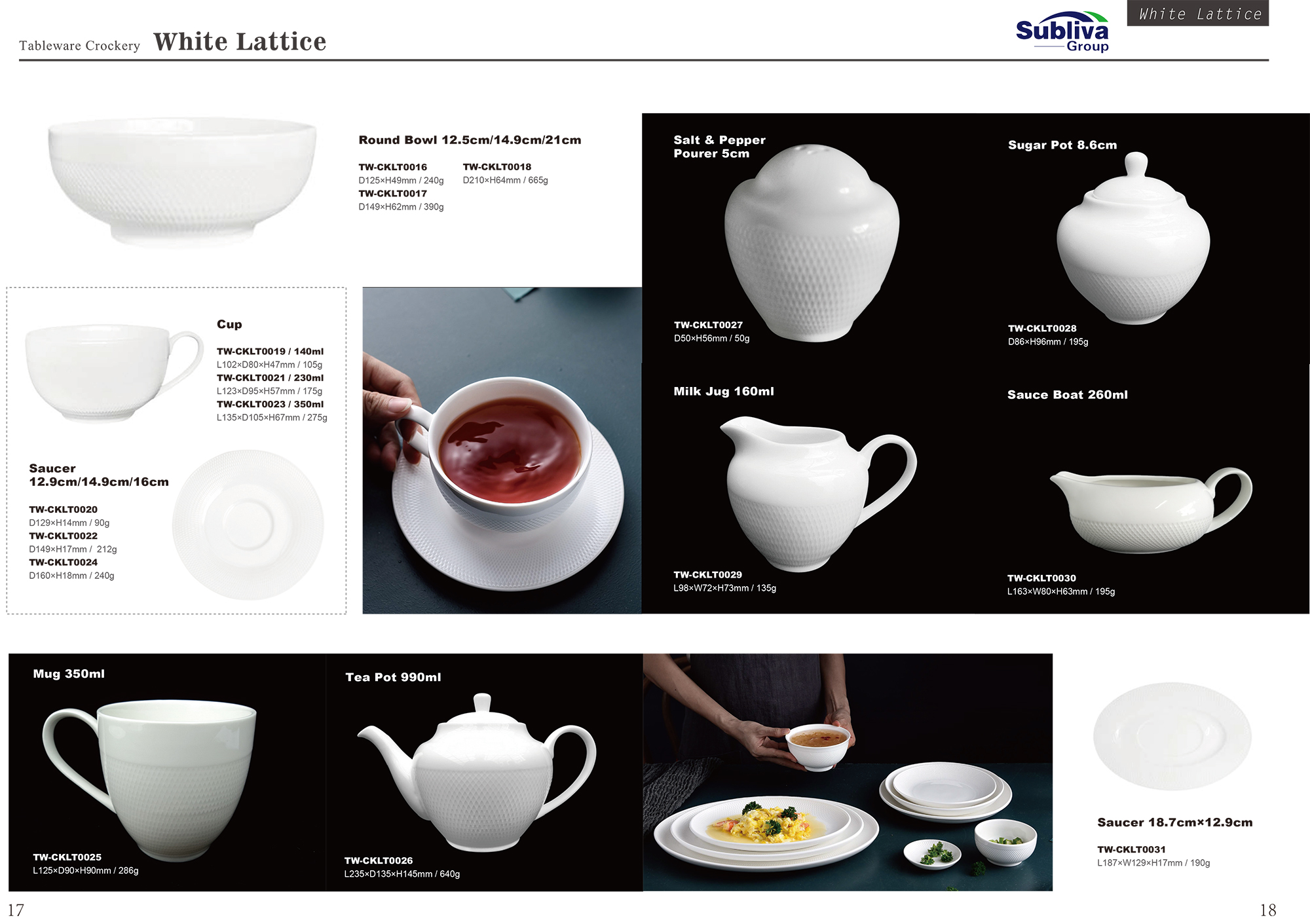 Subliva Tableware New Arrivals 2025-12