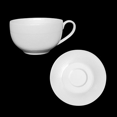 White Lattice Cup&Scaucer