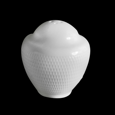 White Lattice Salt & Pepper Pourer 5cm