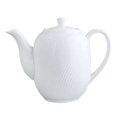White Lizz Tea Pot