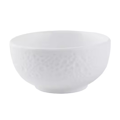 White Meteorite Round Bowl 11.5cm