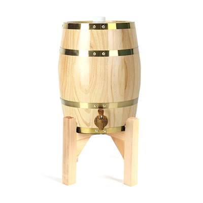 Wooden Stand-up Beer Barrel